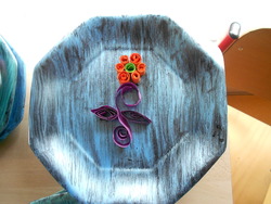 Nos assiettes avec le quilling !