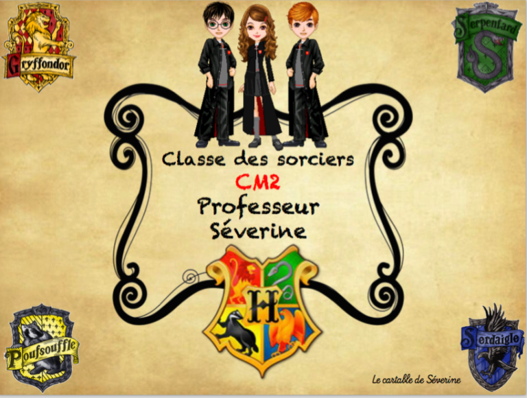 Gestion classe avec Poudlard 2018-2019 - Le cartable de Séverine
