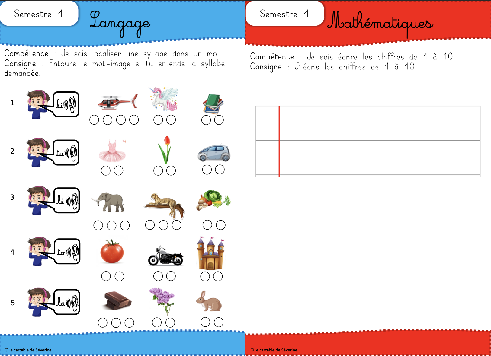 Le cartable de Séverine - Site de partage gratuit MS/GS/CE1/CE2/CM1/CM2